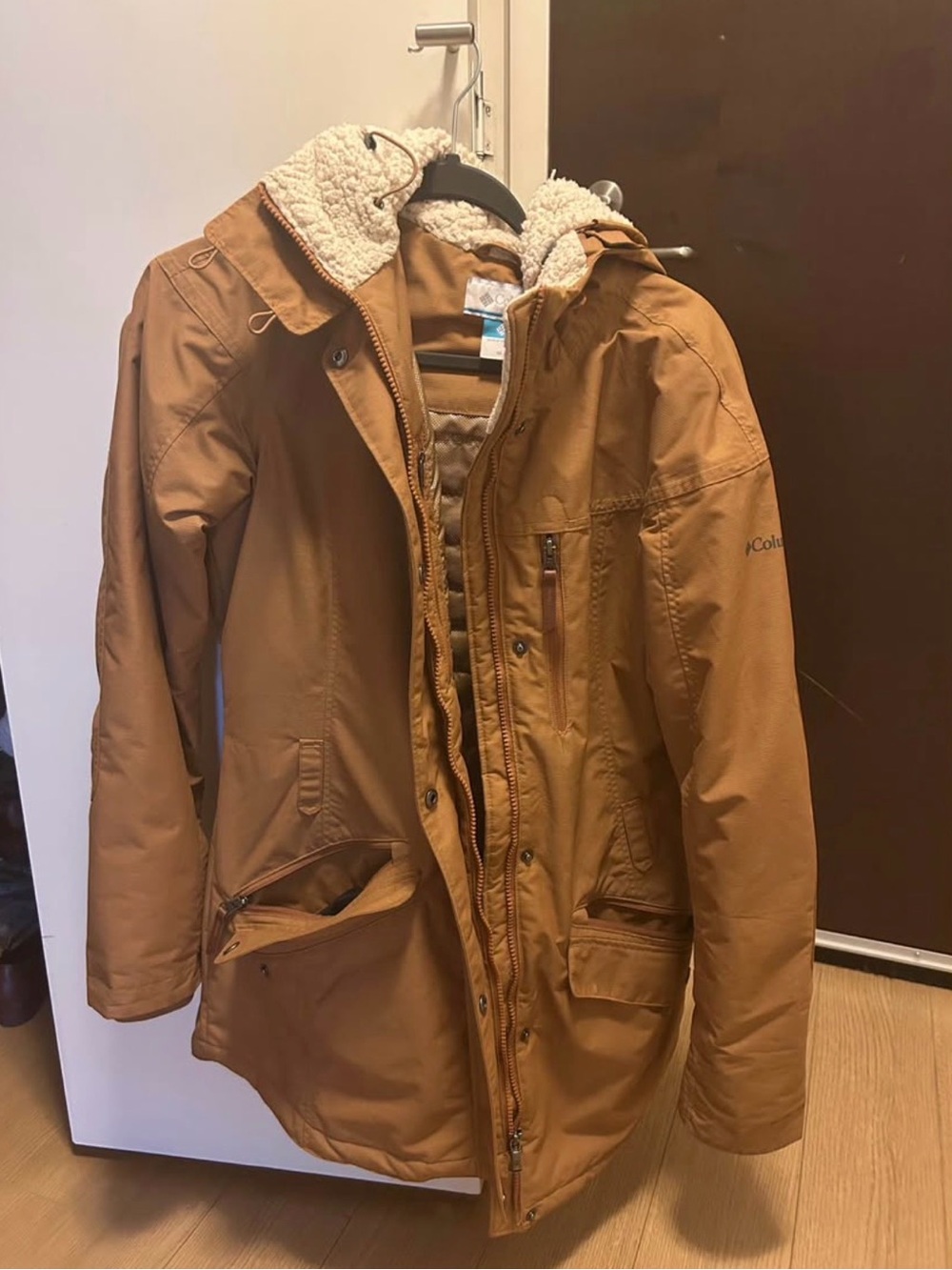 Columbia Women’s Hooded Insulated Jacket - Brown